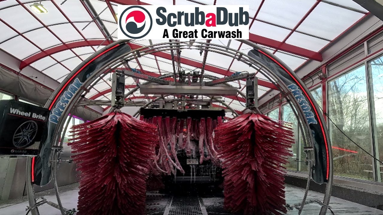 ⁴ᴷ⁶⁰ Driving ScrubaDub Car Wash in Framingham, Massachusetts