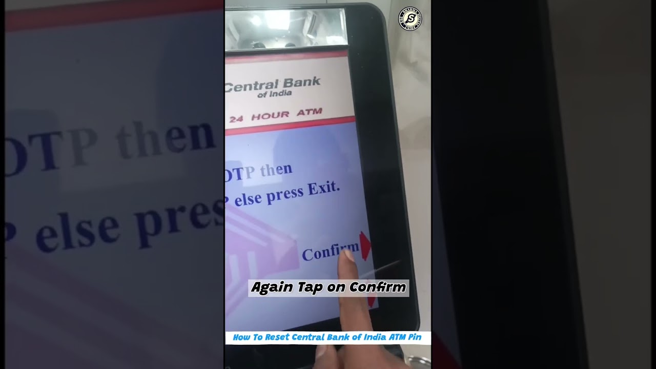 How To Reset/Forgot Central Bank of India ATM Card Pin #atmpin #reset #shorts #tutorials #short