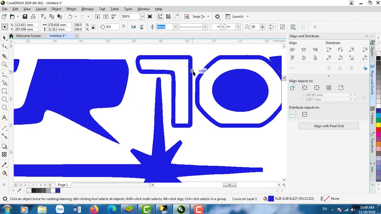 Hướng dẫn chỉnh sửa file vector trong corel cho máy laser LH: 098.17.999.46 để được tư vấn.