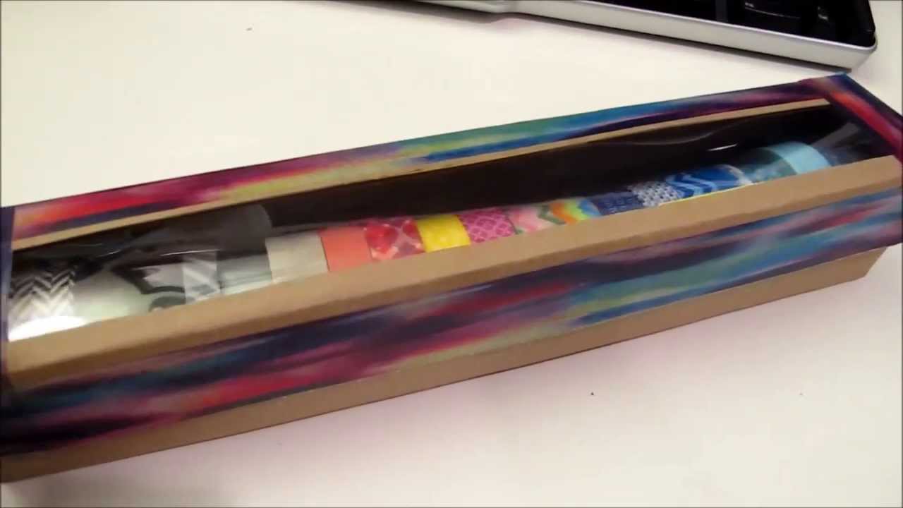 D.I.Y. Washi Tape Storage