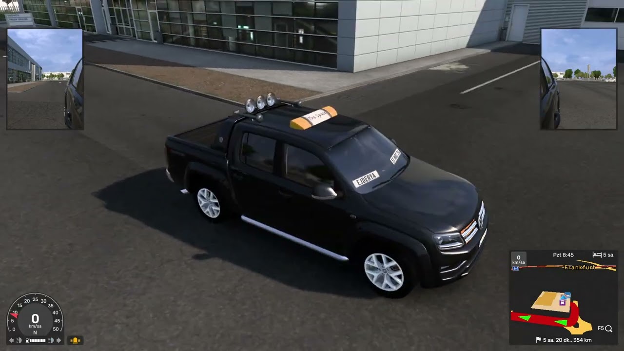 ETS2`DE YENİ AMAROK İLE MÜNİH`E GİDİYORUZ