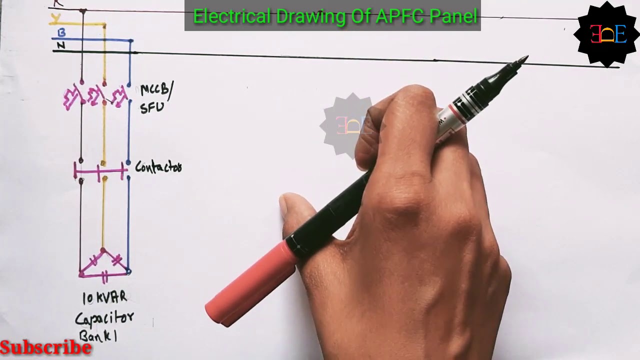 Circuit drawing for APFC panel