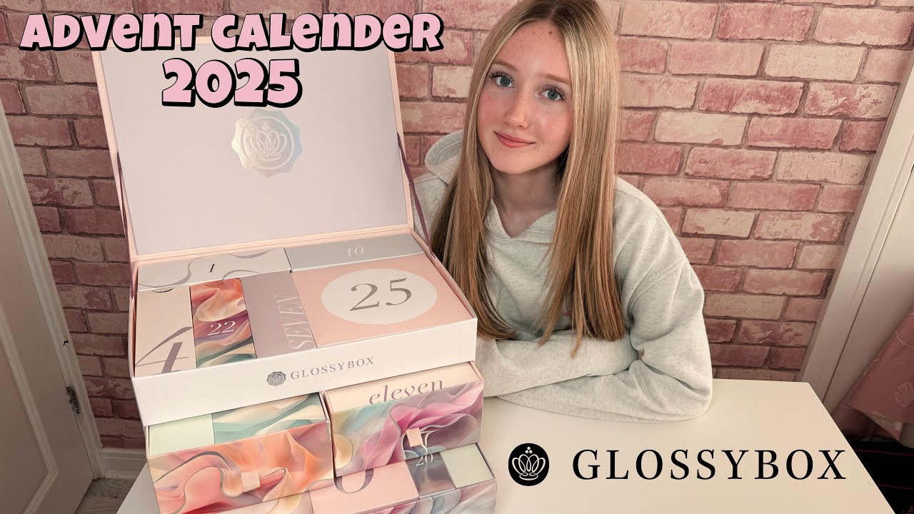 GLOSSYBOX ADVENT CALENDER 2025 UNBOXING REVIEW | LEXI-ROSE