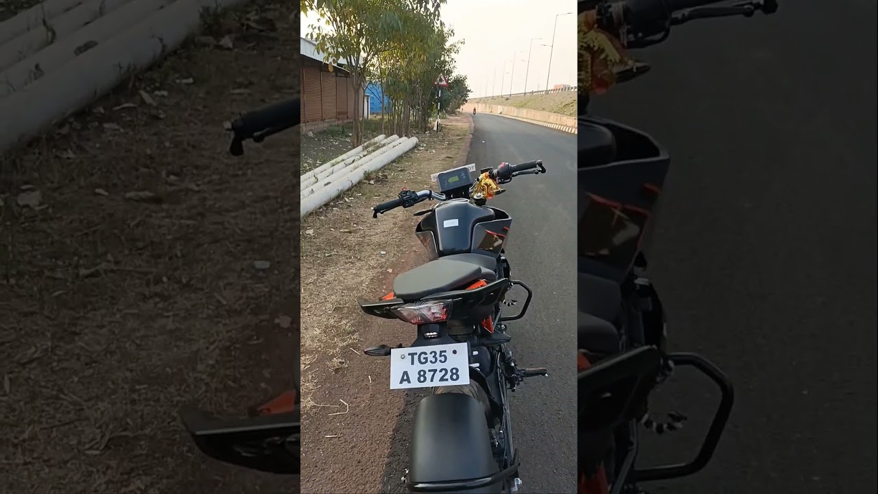 Bike ki aythe number plate aythe vachidi fix chesa 