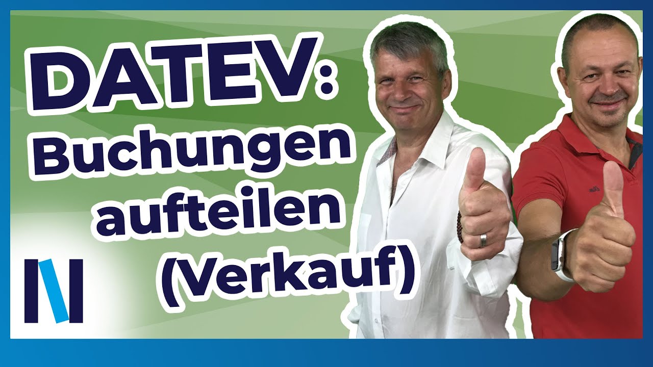 DATEV: Aufteilungsbuchung im Verkauf leicht gemacht – so schaffst Du das mit links!