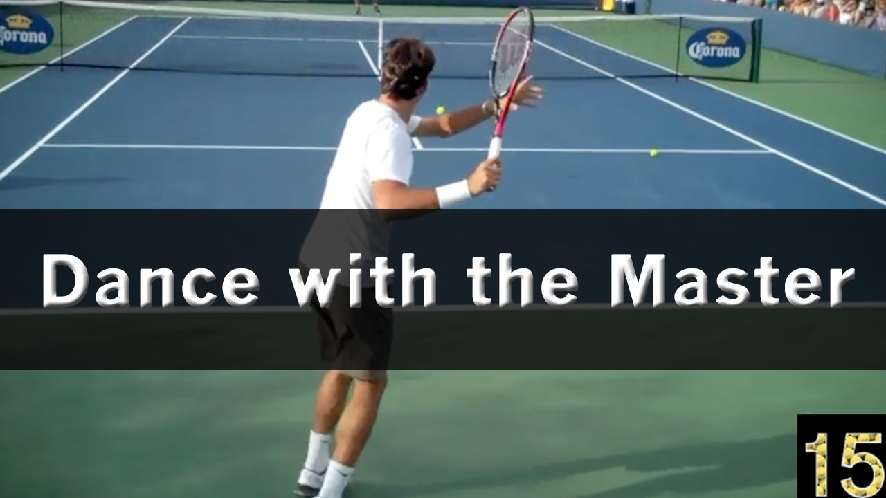 How Fed Dances to the Beat using Replacement Steps - Tennis Lesson