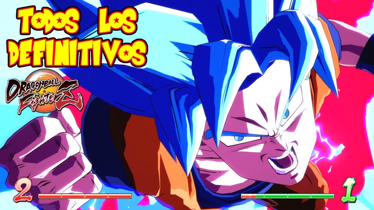 DRAGON BALL FIGHTER Z : TODOS LOS ATAQUES DEFINITIVOS / ALL ULTIMATES Y TRANSFORMACIONES | RAFYTA