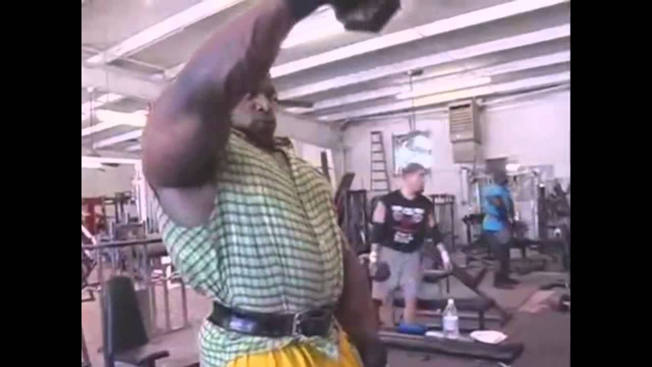 Ronnie Coleman shoulders workout