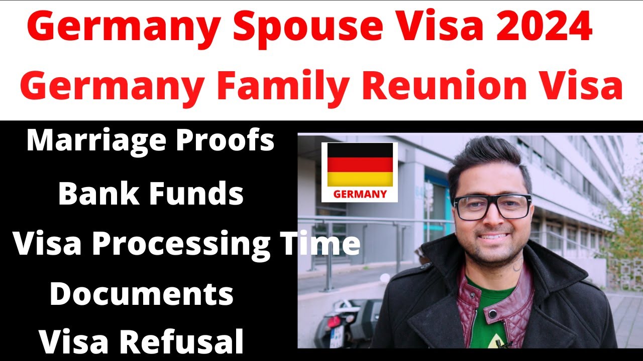 Germany Spouse Visa Process 2024 ! Germany Dependent Visa | Germany Family Reunion Spouse Visa| Work