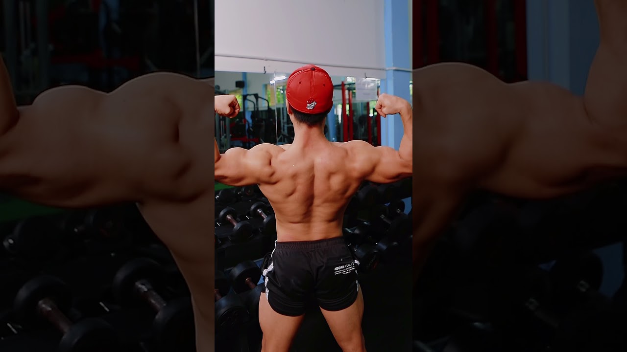 TẬP LƯNG X&Ocirc; VỚI TẠ DUMBBELL  #Shorts
