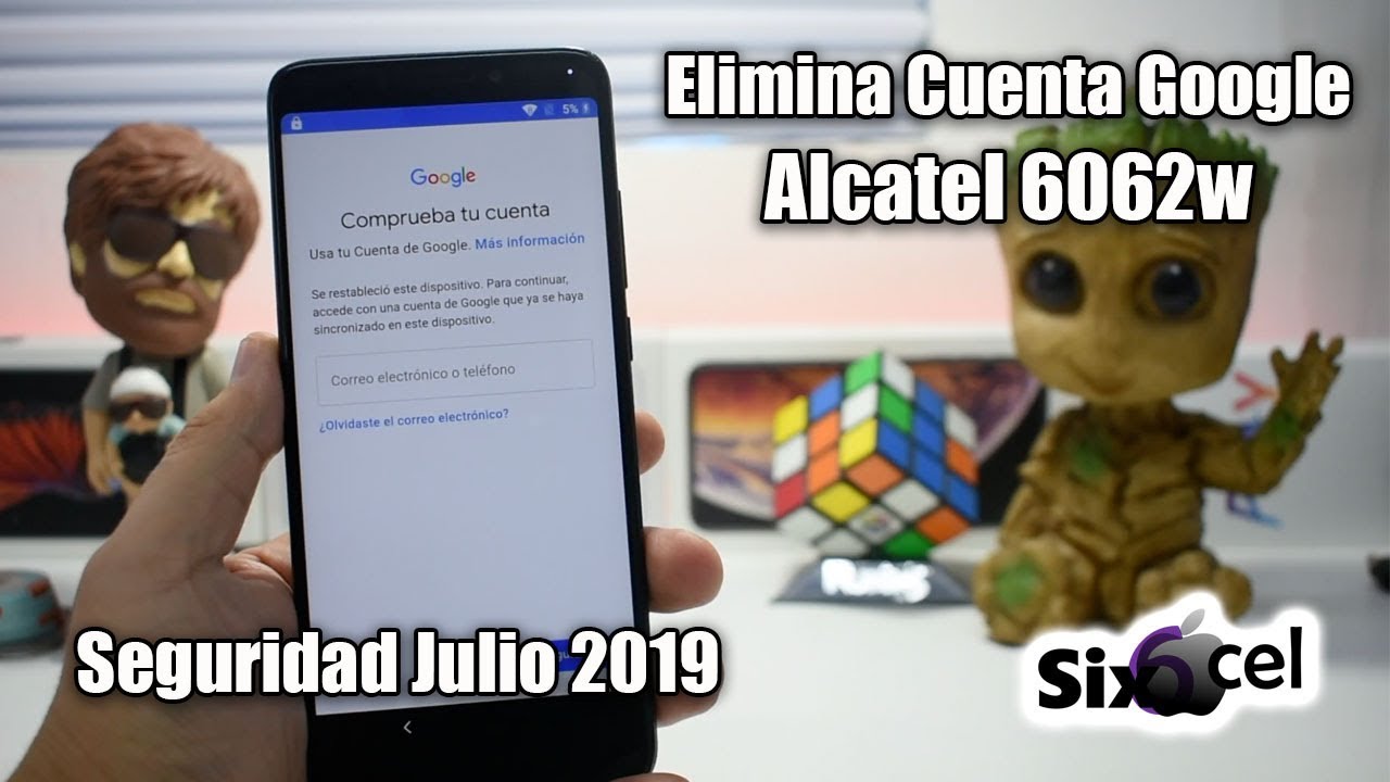 Elimina cuenta Google *Alcatel 7* 6062w