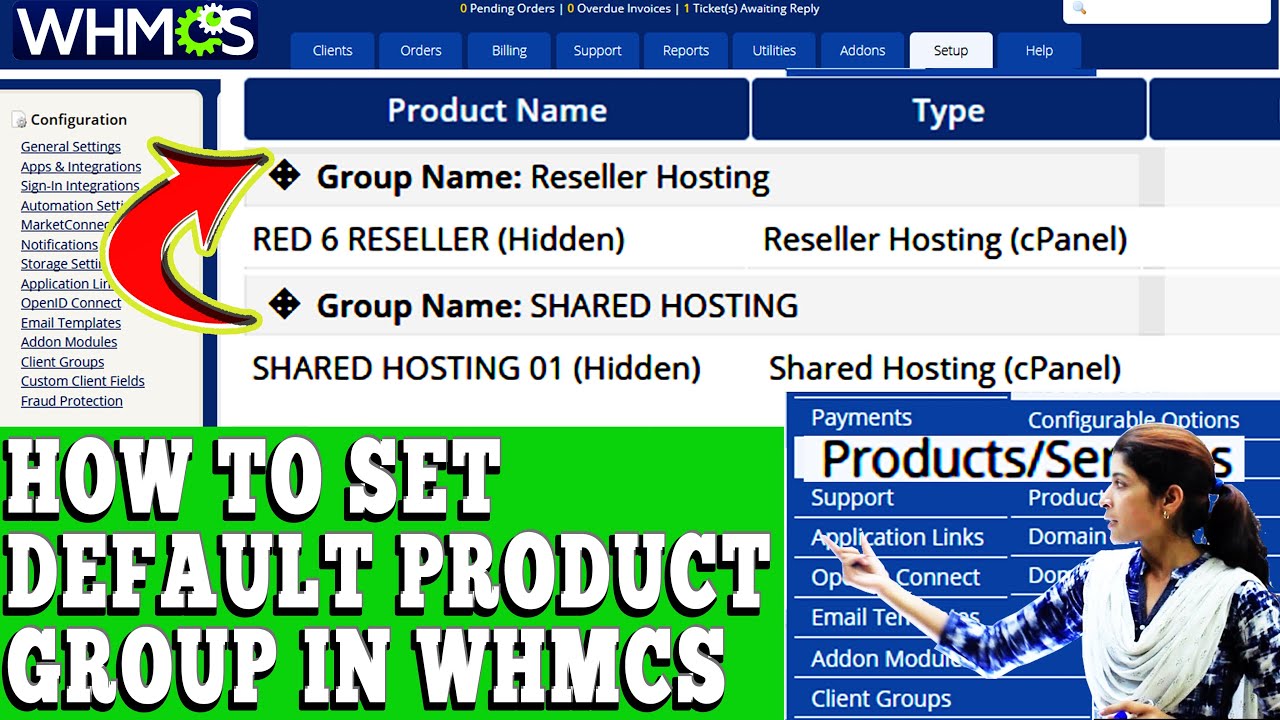 HOW TO SET DEFAULT PRODUCT GROUP IN WHMCS? [STEP BY STEP]☑️