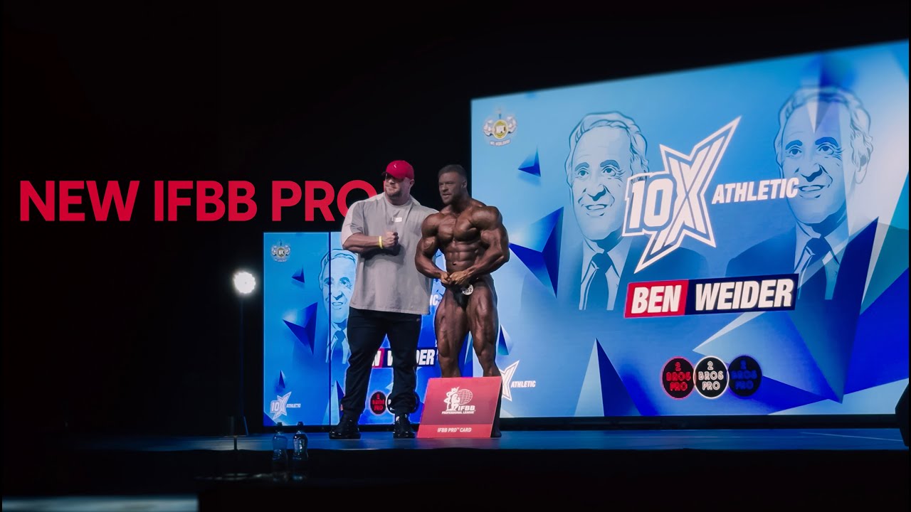 BEN WEIDER 2024 UK PRO QUALIFIER - THE BULL WINS HIS IFBB PRO CARD