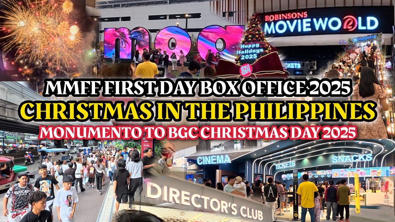 MMFF First Day Box Office Christmas Day in the Philippines 2025