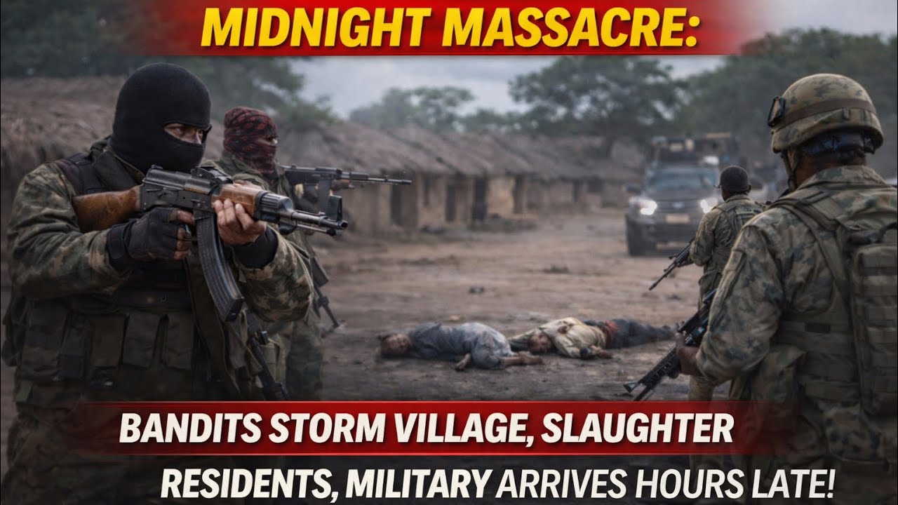 MIDNIGHT MASSACRE: BANDITS STORM VILLAGE, SLAUGHTER RESIDENTS, MILITARY ARRIVES HOURS LATE!