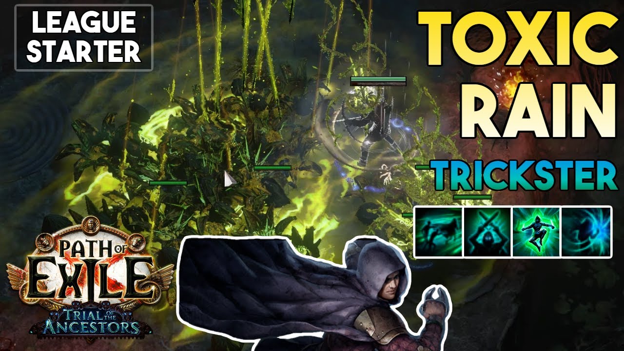 [3.25] Toxic Rain Build (League Starter) | Trickster | Settlers of Kalguur | Path of Exile 3.25