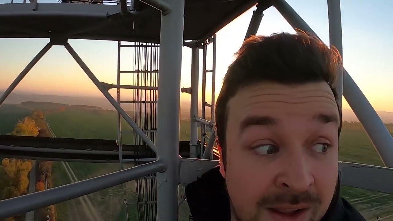 Amazing view from the Rovnina lookout tower 🇨🇿 (Uherské Hradiště)