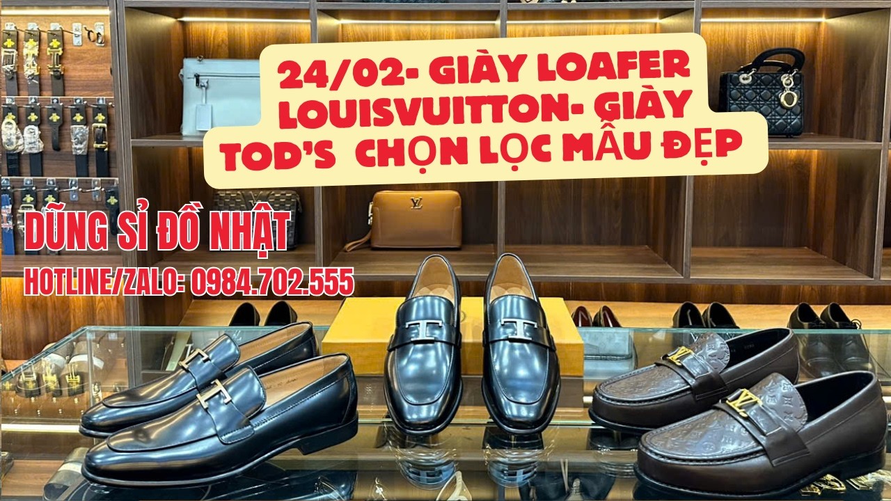 24/2 Lì Xì 🧧 Đầu Xuân Giảm Giá  Giày Lười  , Thời Trang Nam Cao Cấp