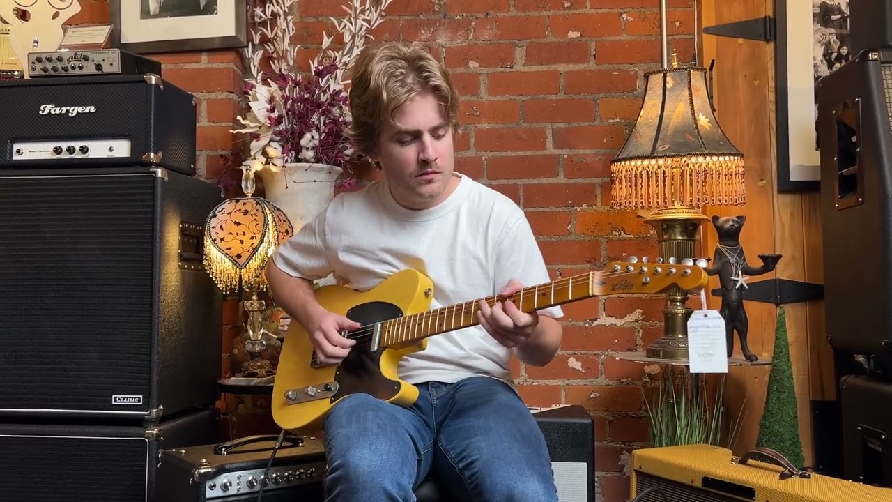 Whitfill T Butterscotch Blonde with County Line Guitar Amplifiers Little River!