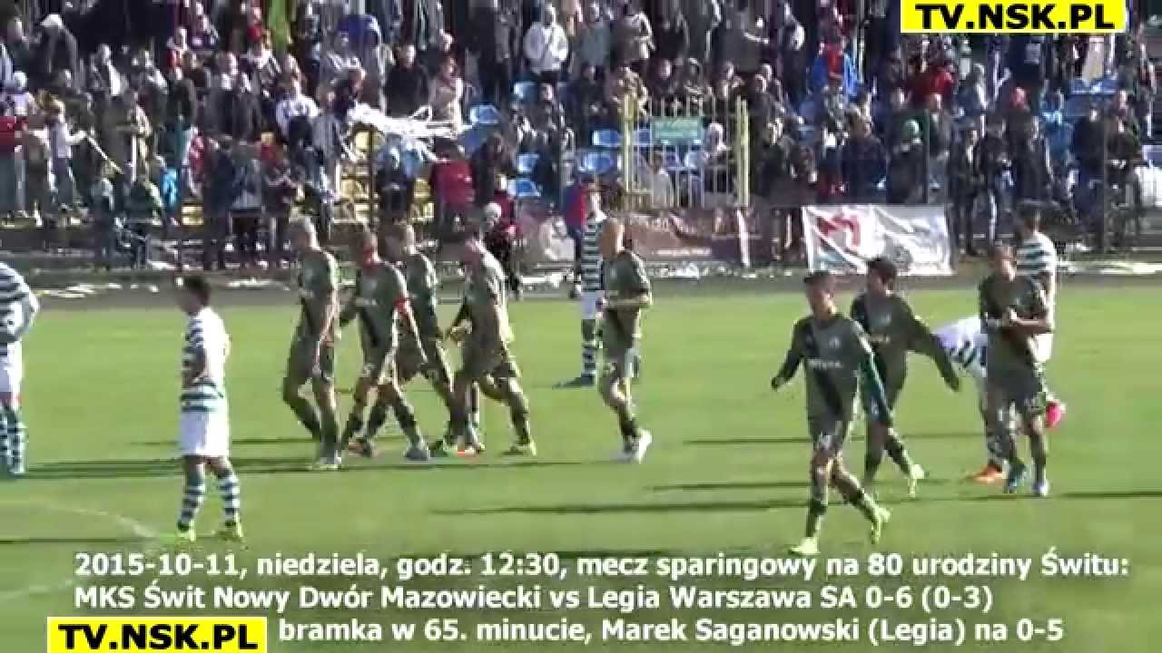 tv.nsk.pl MKS Świt Nowy Dwór Mazowiecki - Legia Warszawa SA 0-6 (0-3) bramki