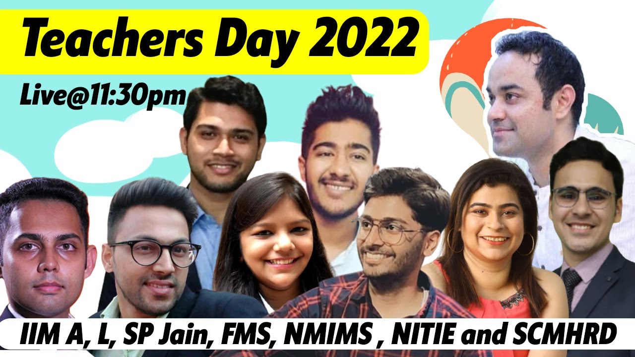 80 Days to CAT 2022 - Teachers Day Celebration 2022 with IIM A, L, SP Jain, FMS, NMIMS , CATKing