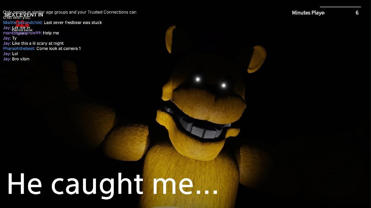 He caught me...