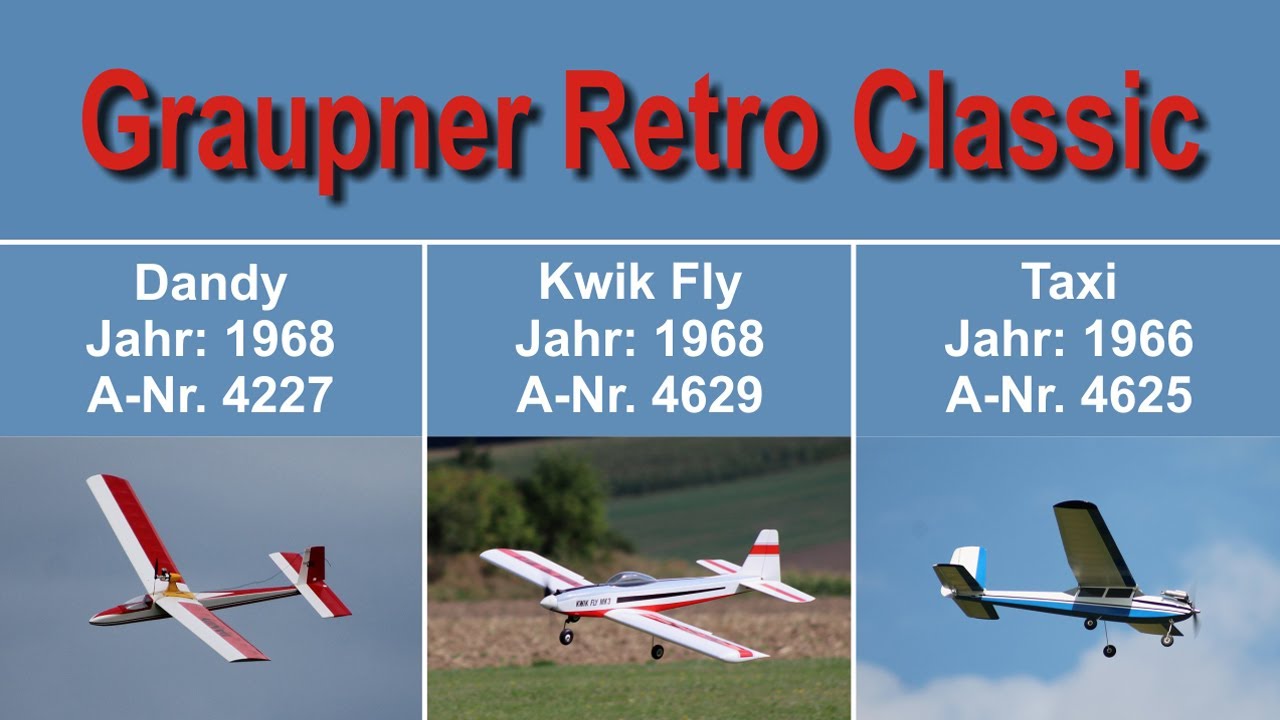 Graupner Retro Dandy Taxi Kwik Fly