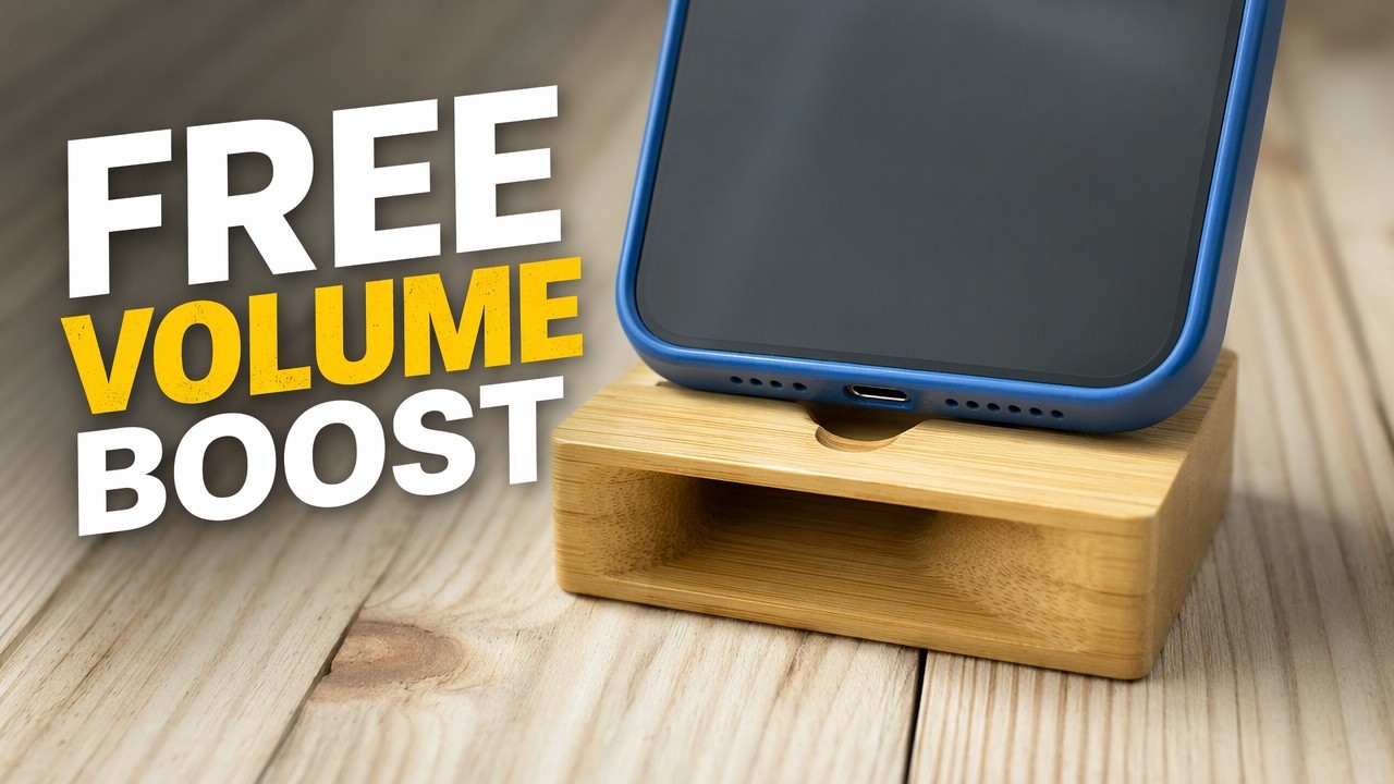 Wooden Sound Amplifying Phone Stand