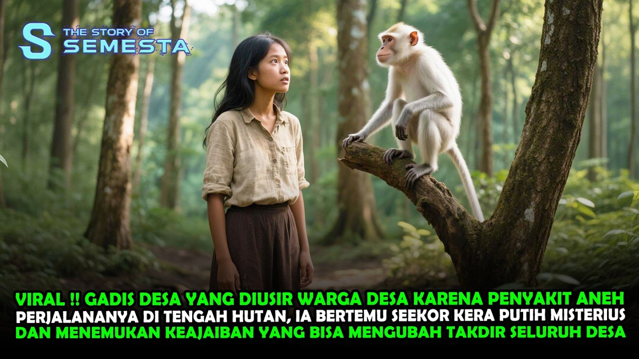 VIRAL !! DIUSIR KARENA PENYAKIT ANEH, GADIS INI BERTEMU KERA PUTIH YANG MENGUBAH TAKDIR SELURUH DESA
