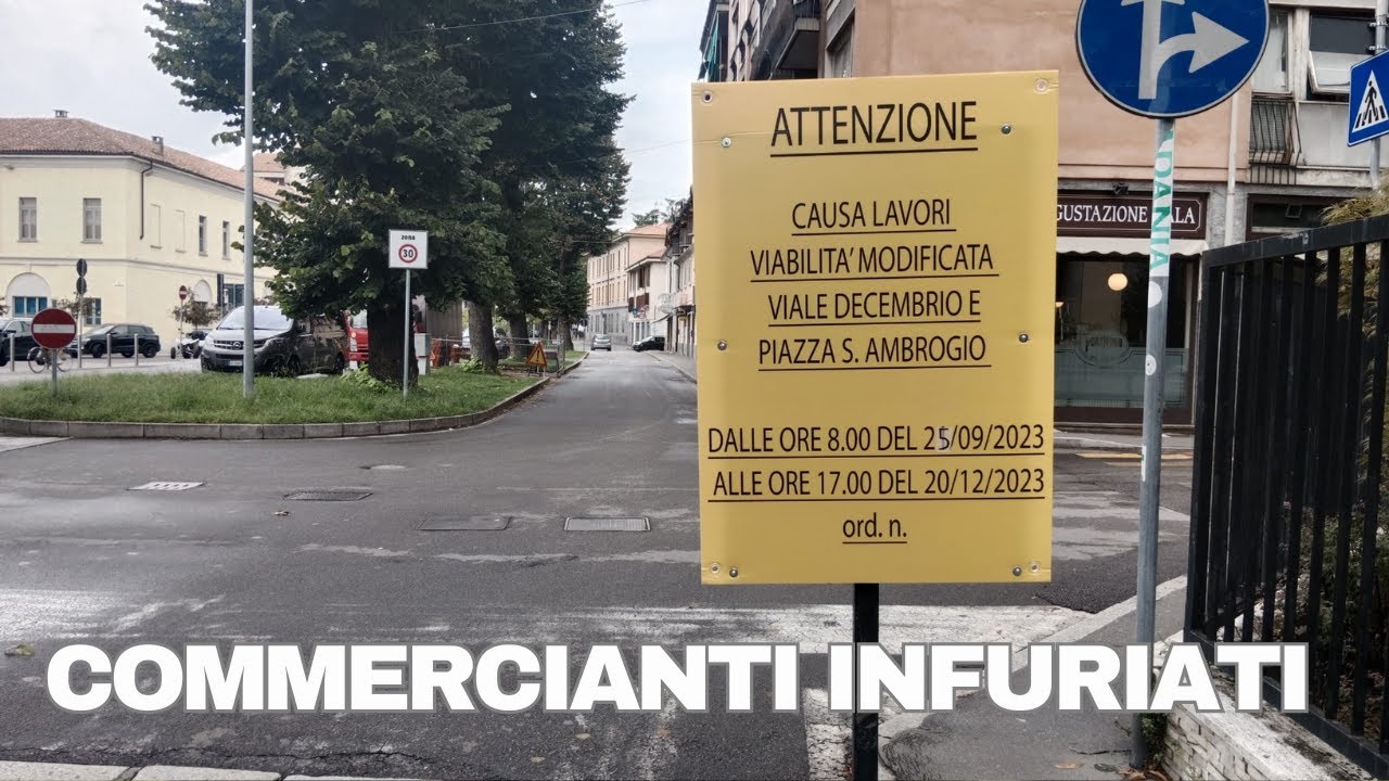 Parte il cantiere, commercianti infuriati: 