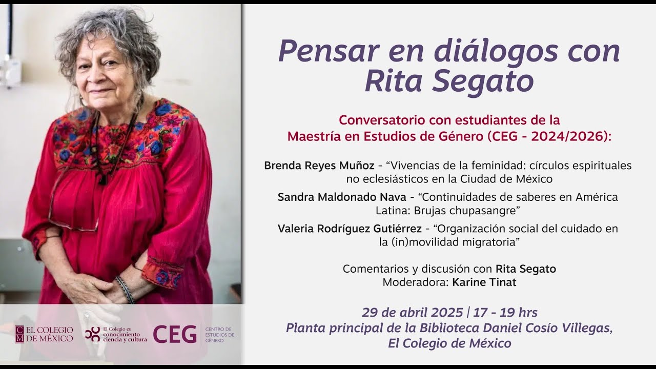Pensar en diálogos con Rita Segato