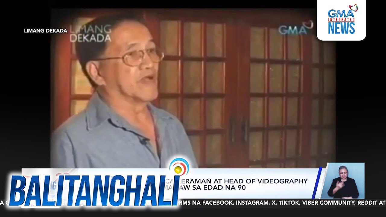 Dating GMA News Sr. cameraman at head of videography Ricardo Villegas... | Balitanghali