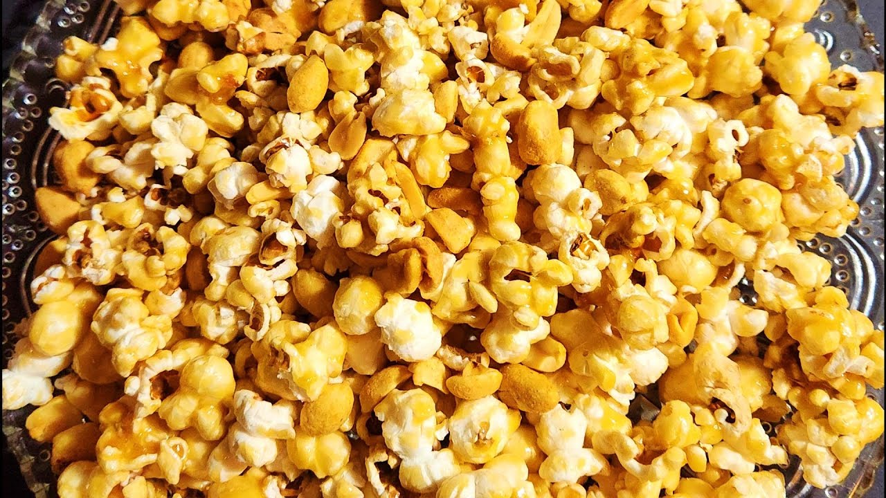 Классический карамельный попкорн #caramelcorn