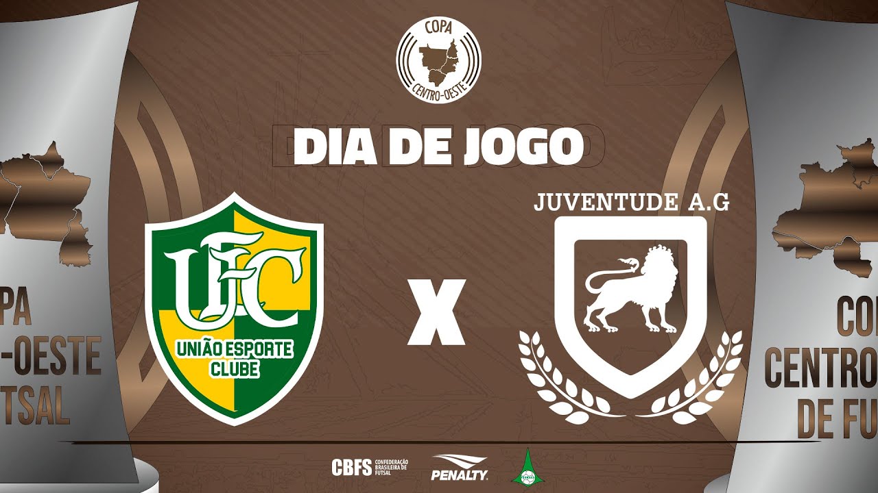 Copa Centro Oeste de Futsal | Uni&atilde;o Esporte Clube x Juventude AG FC | 3&ordf; Rodada | Ao Vivo