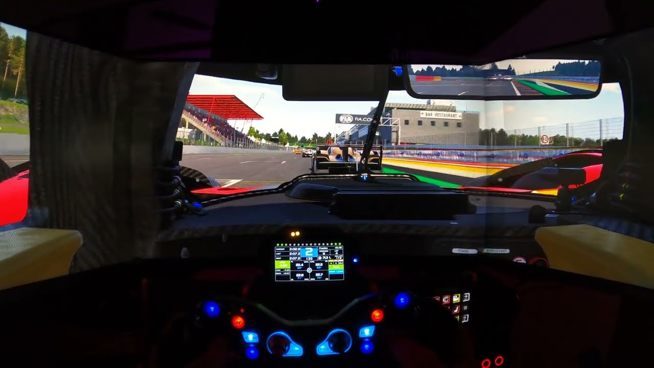 Le Mans Ultimate Ferrari Hypercar at Spa Triple Screen Simucube Hyper-Realistic RTX4090 Gameplay
