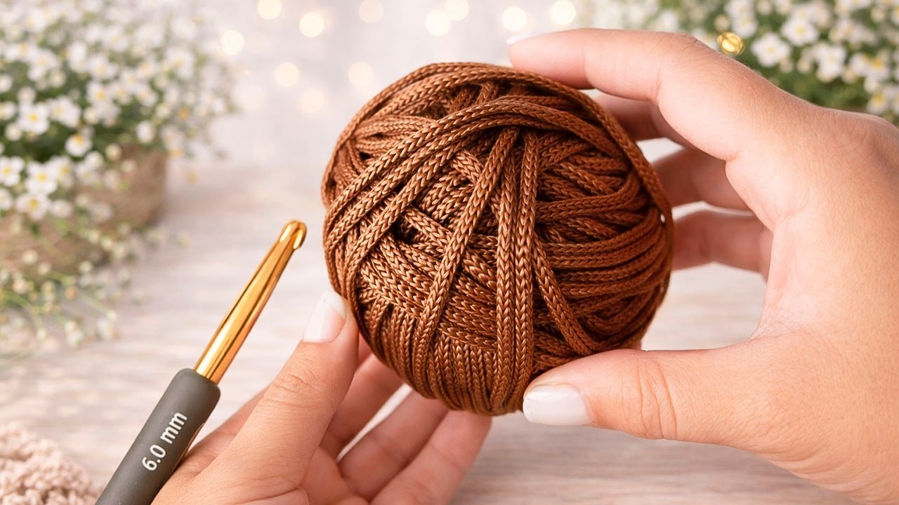 😍TUTORIAL!! BOLSO a CROCHET muy HERMOSO  - Téjelo enseguida! se vende como PAN Caliente❤