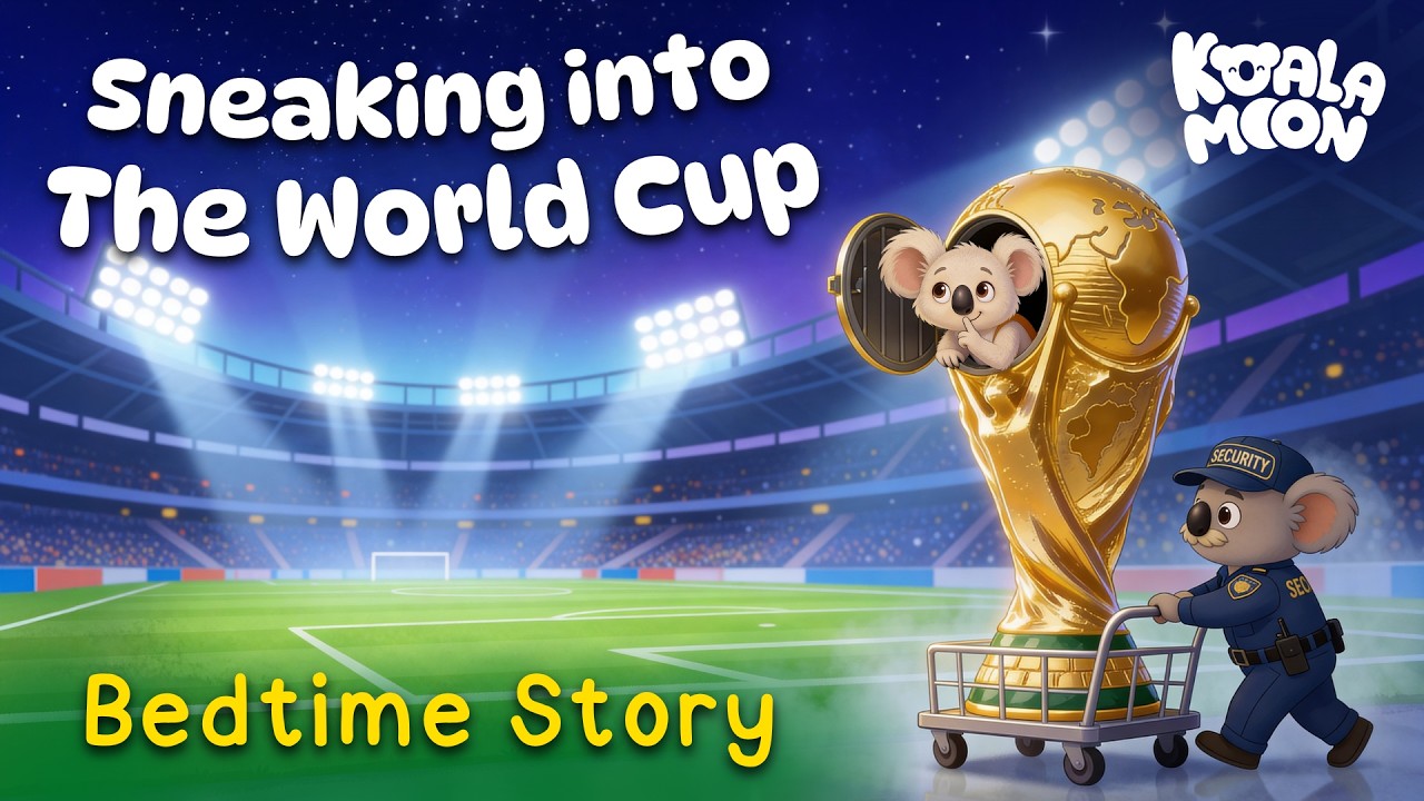 Sneaking Into The World Cup ⚽️ Cozy Bedtime Story for Kids 🌙 💤 with Koko The Koala 🐨