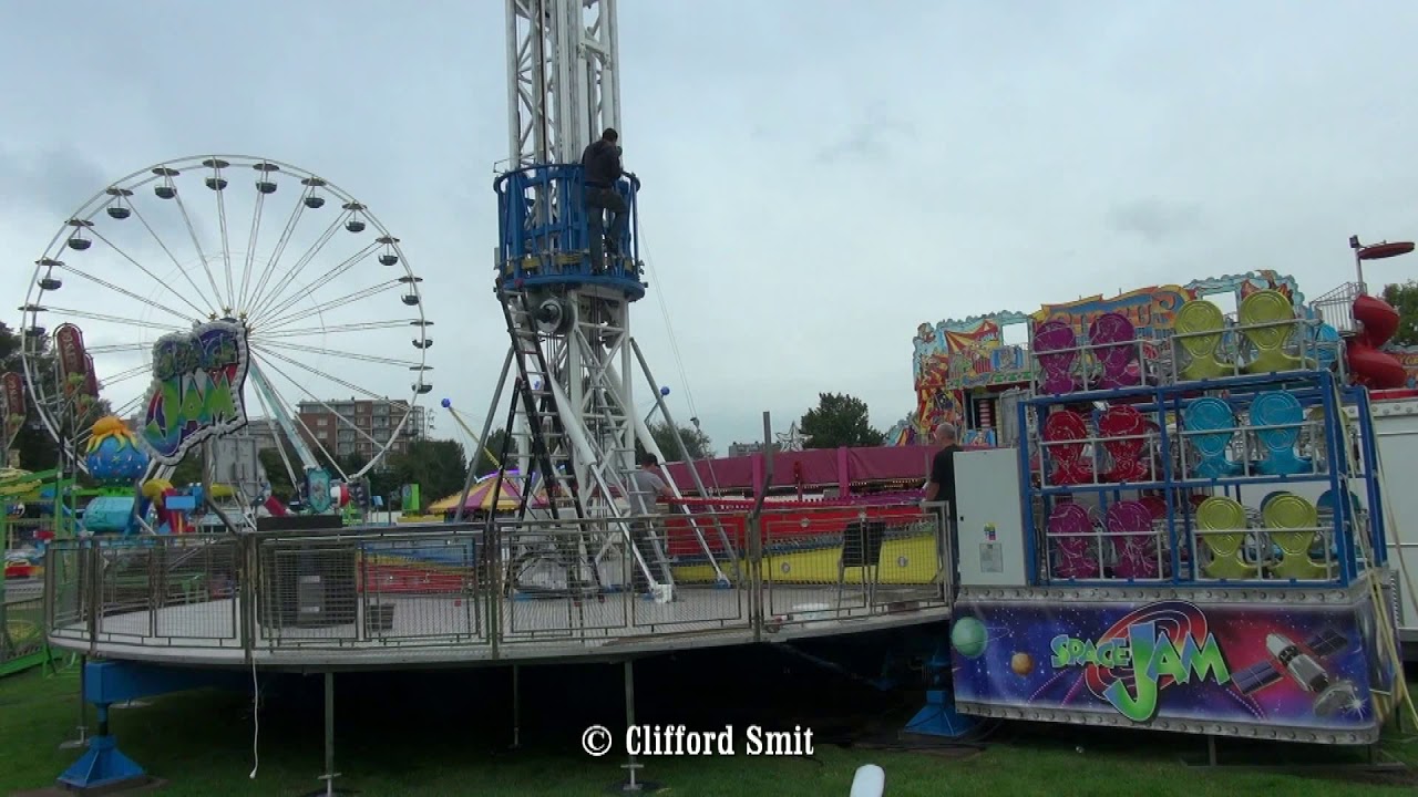 Kermis Heemskerk 2017 Transport en opbouw deel 8