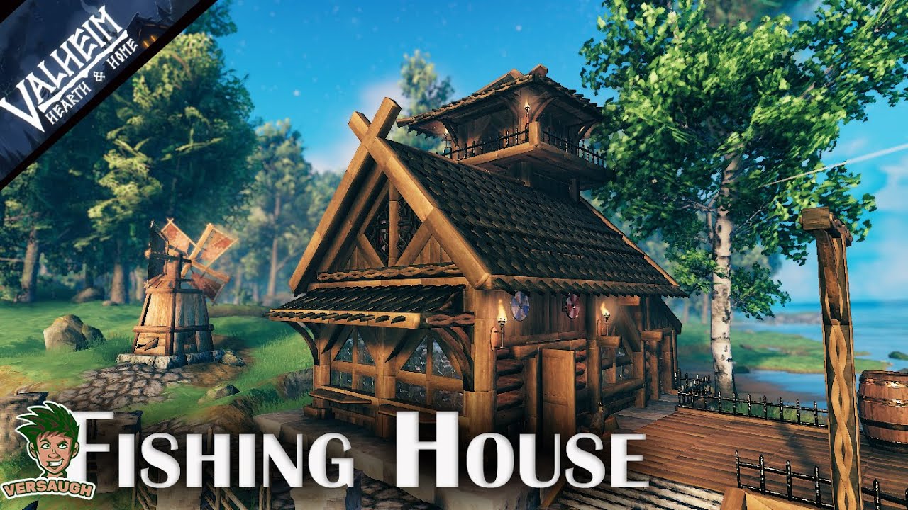 Valheim | Small Viking Fishing House | building Ep #7 Season 2