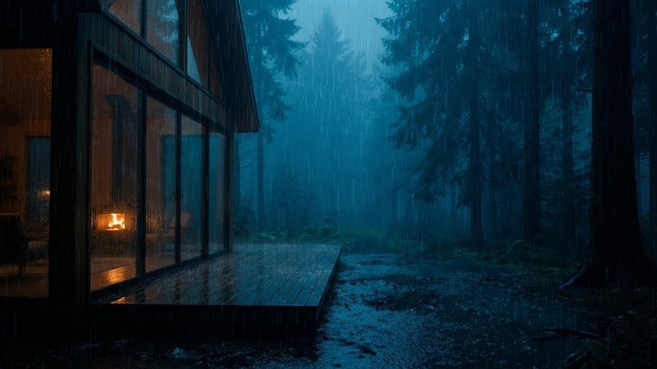 Peaceful Night Rain to Cure Insomnia and Calm Your Anxious Mind