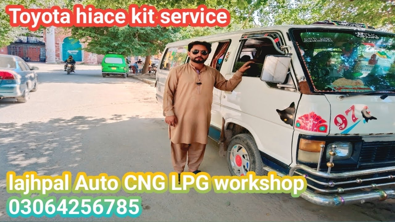 Toyota hiace LPG install