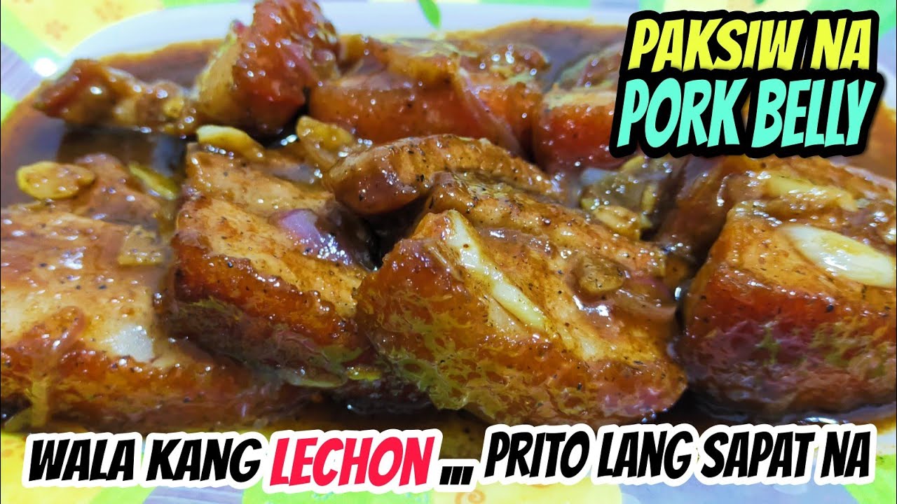 PAKSIW NA PORK BELLY | PRITO LANG KAHIT WALANG LECHON | LECHON PAKSIW RECIPE | ERHIC TV