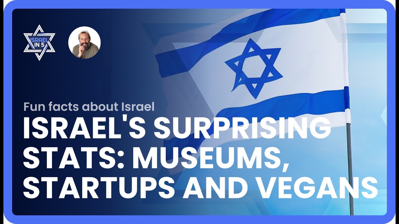 Israel's Surprising Stats: Museums, Startups, and Vegans