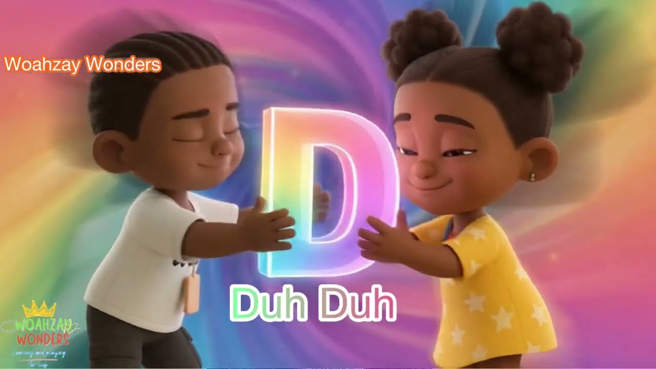 ABC Phonics Song 🎵A is for 🍎 Learn A to Z Sounds with Woahzay.