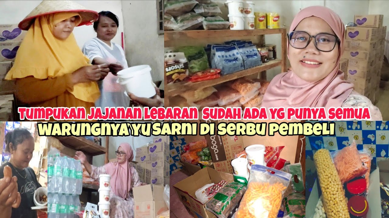 Nyerbu jajanan  lebaran sebelum Ramadan sudah di borong semua pembeli ⁉️