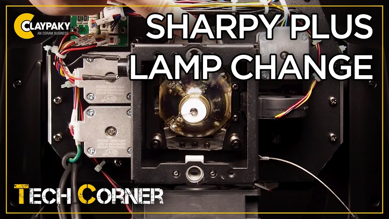Claypaky Tech Corner - Sharpy Plus lamp change