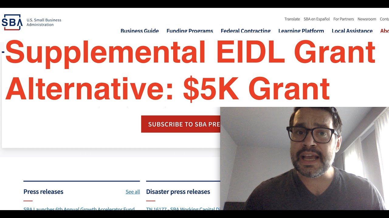 Альтернативный грант EIDL в размере 5 тыс. долларов заканчивается сегодня