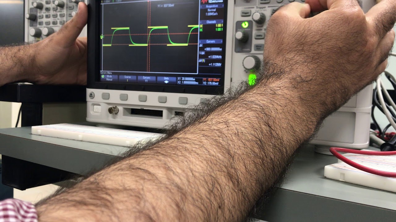 Lab 8 part I Transient response of RC circuit