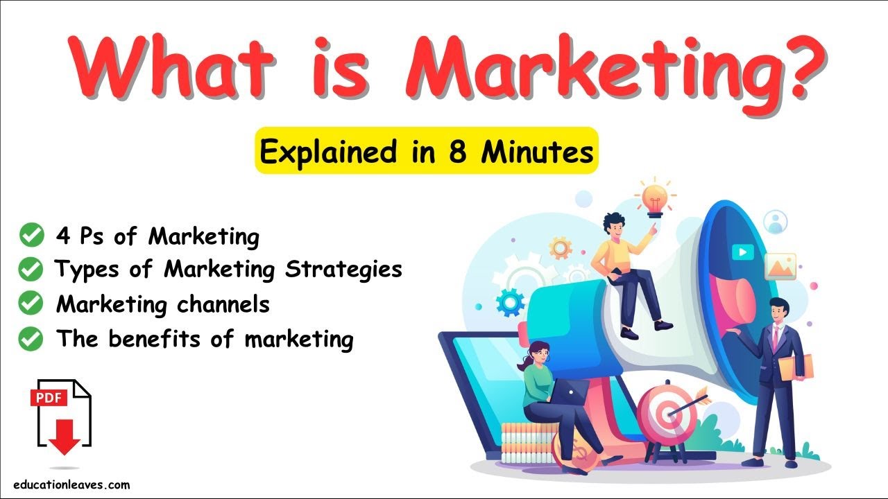 What is Marketing? | 4 Ps of marketing,  Types, Marketing Channels #marketing