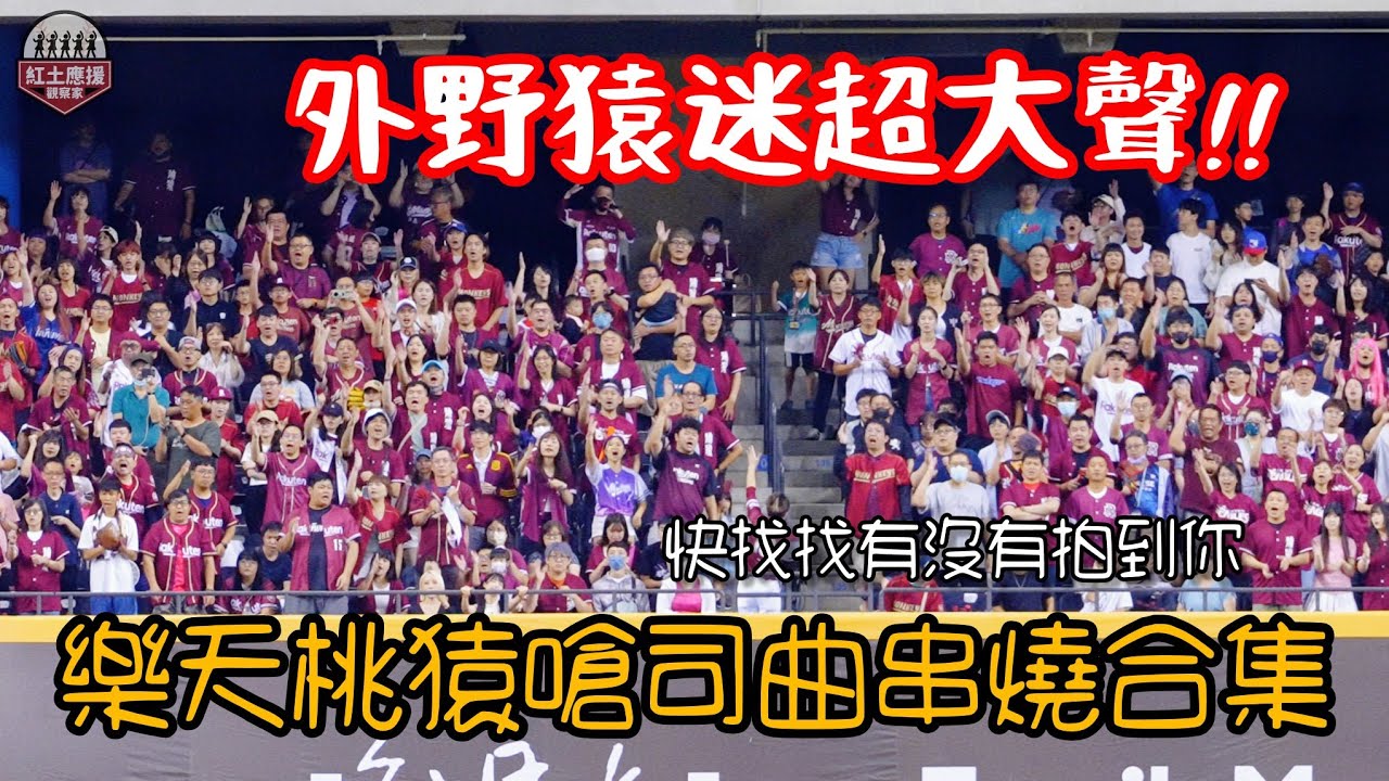 樂天桃猿球迷展現驚人氣勢 台北大巨蛋外野五首嗆司曲串燒合集 250614 #樂天桃猿 #rakutengirls #流量密碼